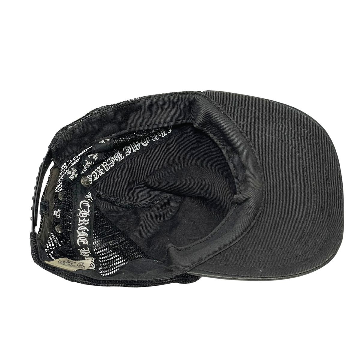 中古】 CHROME HEARTS クロムハーツ トラッカーキャップ レザー 