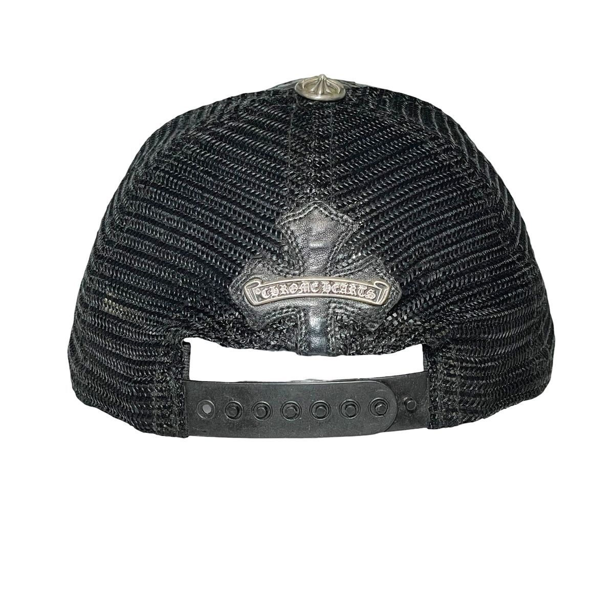 中古】 CHROME HEARTS クロムハーツ トラッカーキャップ レザー 