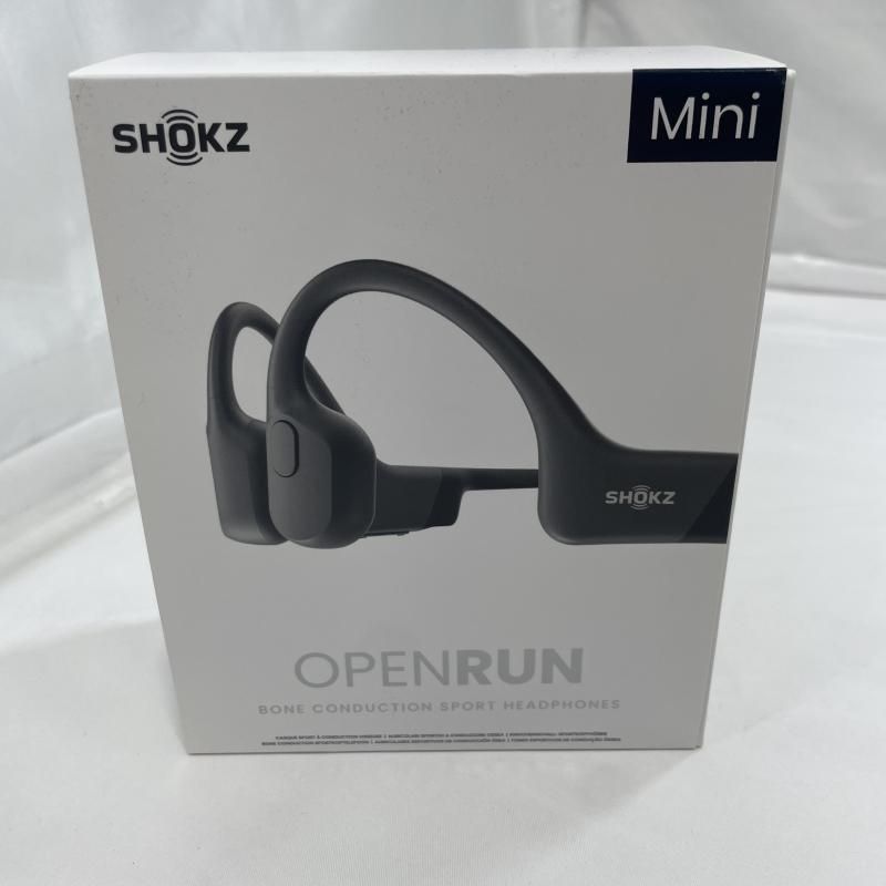 中古】Shokz OPENRUN mini ブラック ワイヤレス骨伝導イヤホン 2022年