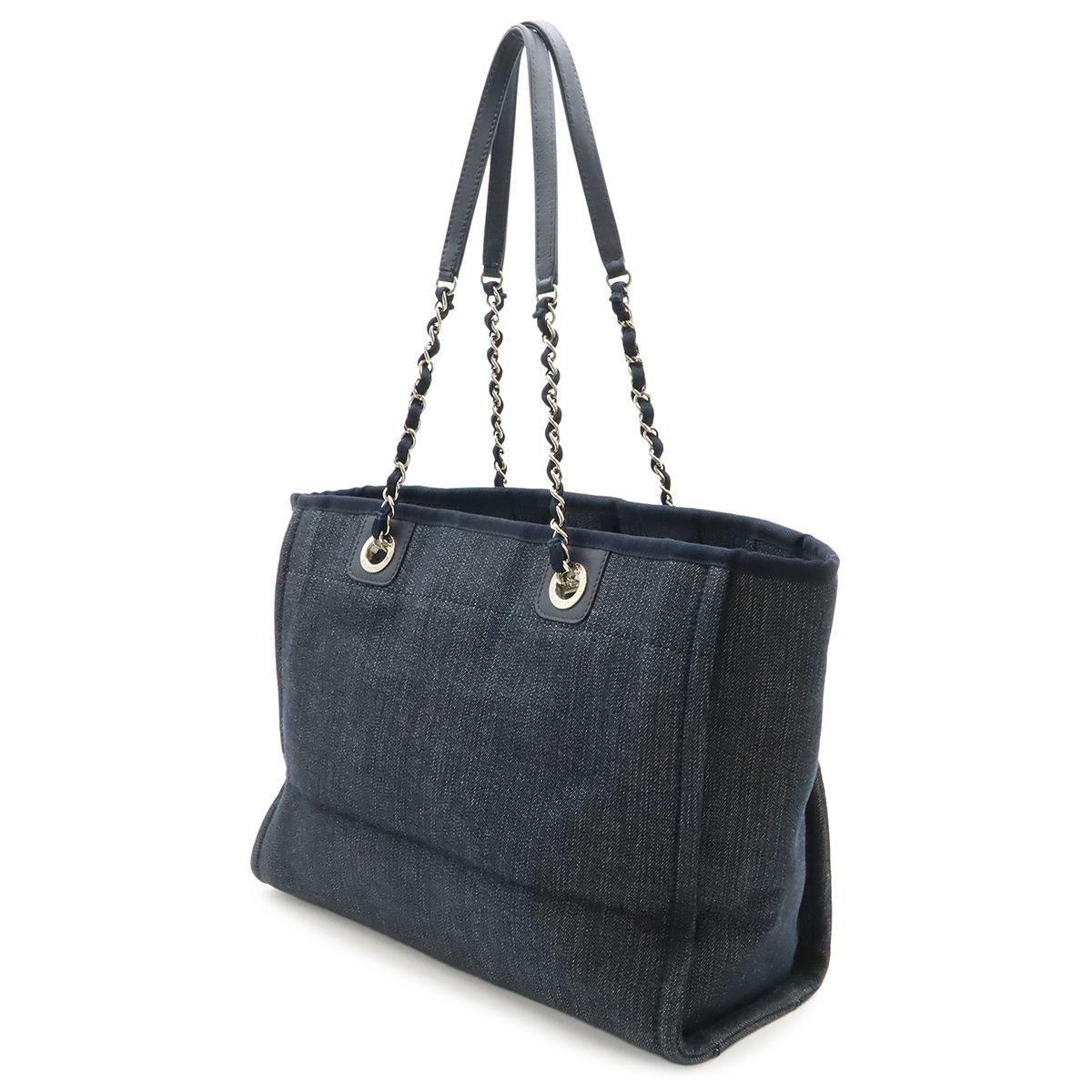 CHANEL シャネル ドーヴィル トートMM ミディアム トートバッグ 