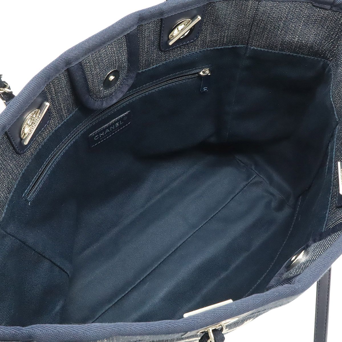 CHANEL シャネル ドーヴィル トートMM ミディアム トートバッグ 