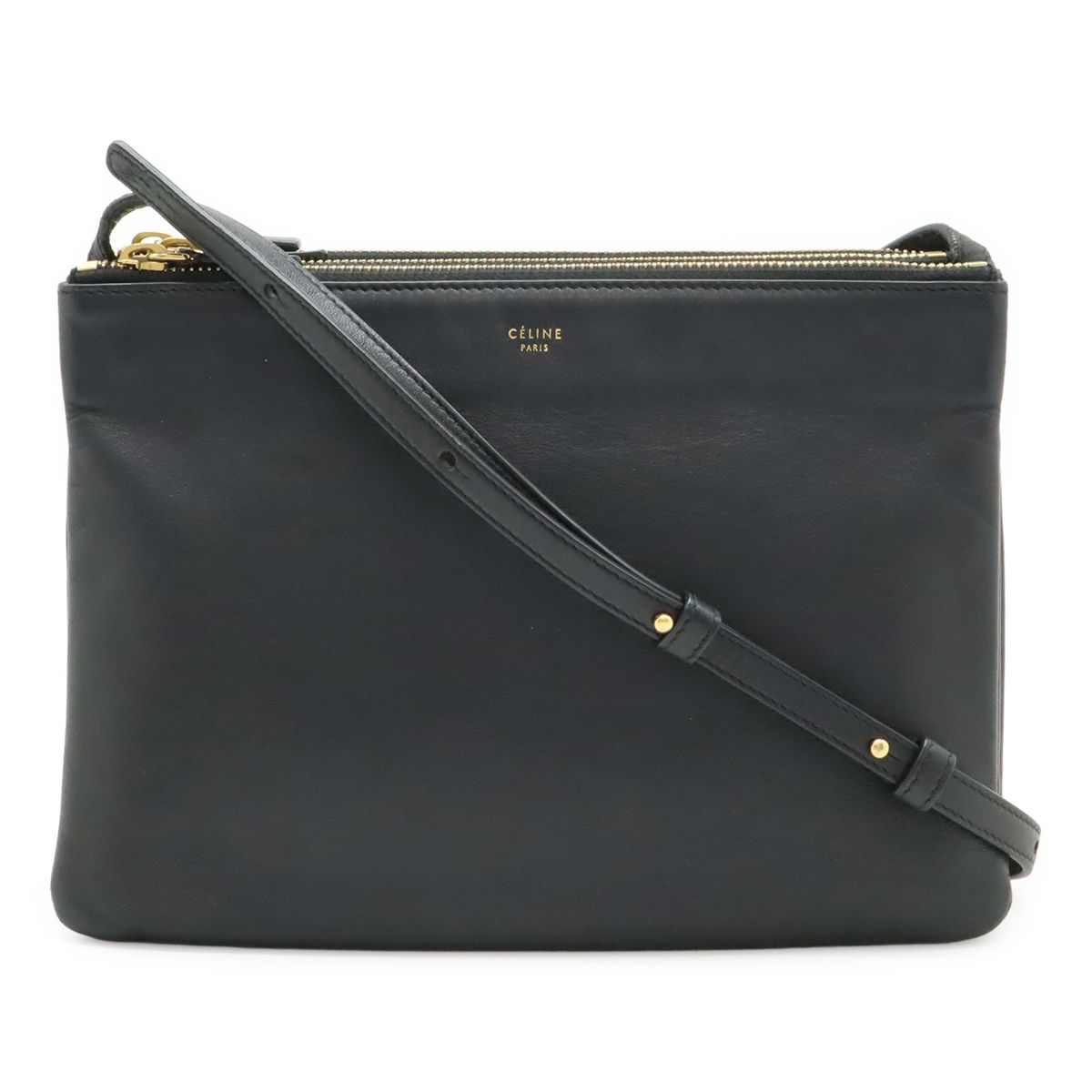 CELINE セリーヌ トリオ ラージ ショルダーバッグ ポシェット 斜め掛け