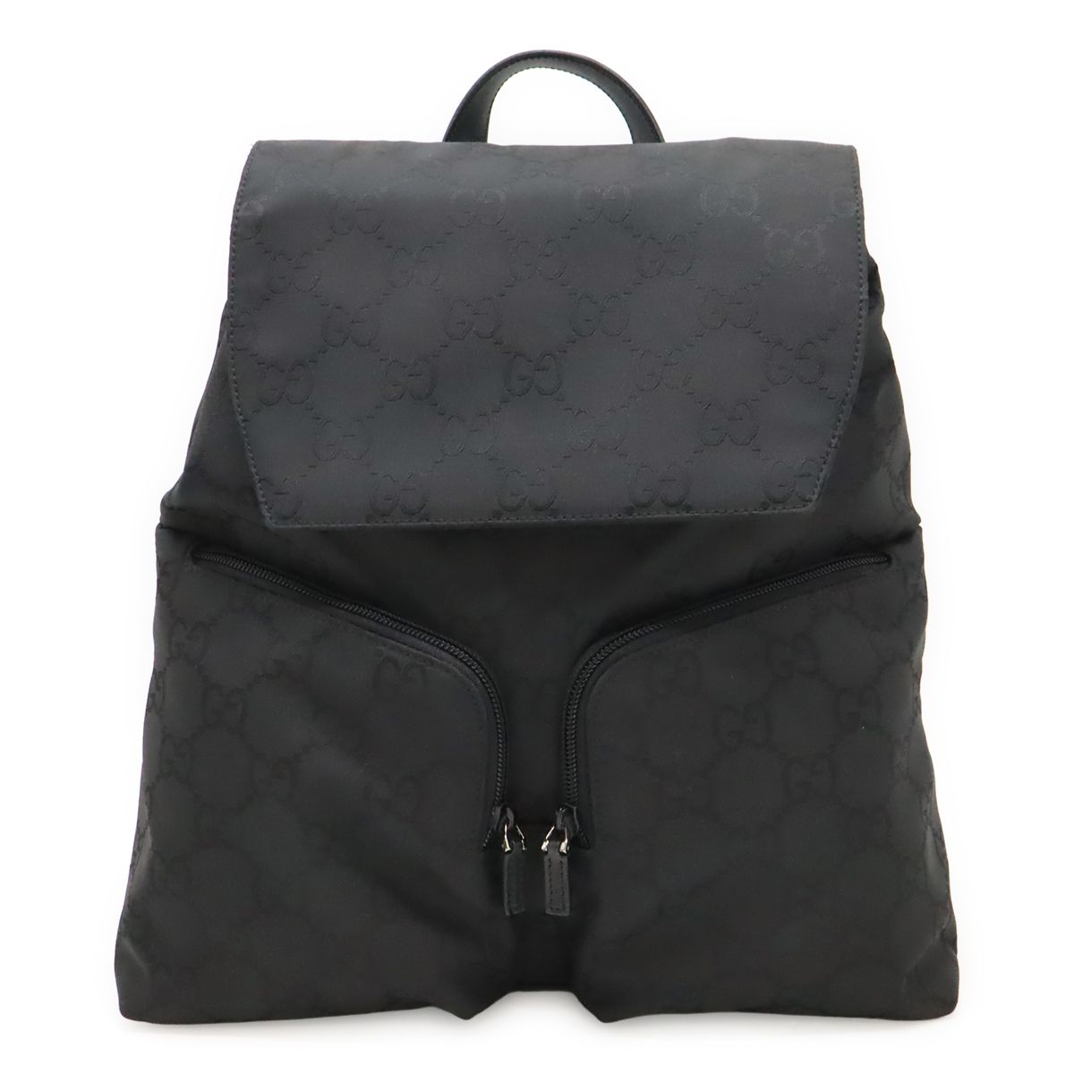 GUCCI グッチ GGナイロン リュックサック バックパック レザー