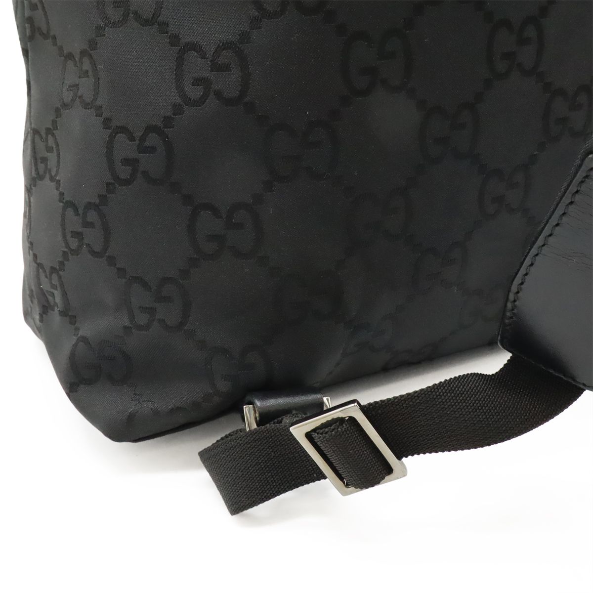 GUCCI グッチ GGナイロン リュックサック バックパック レザー