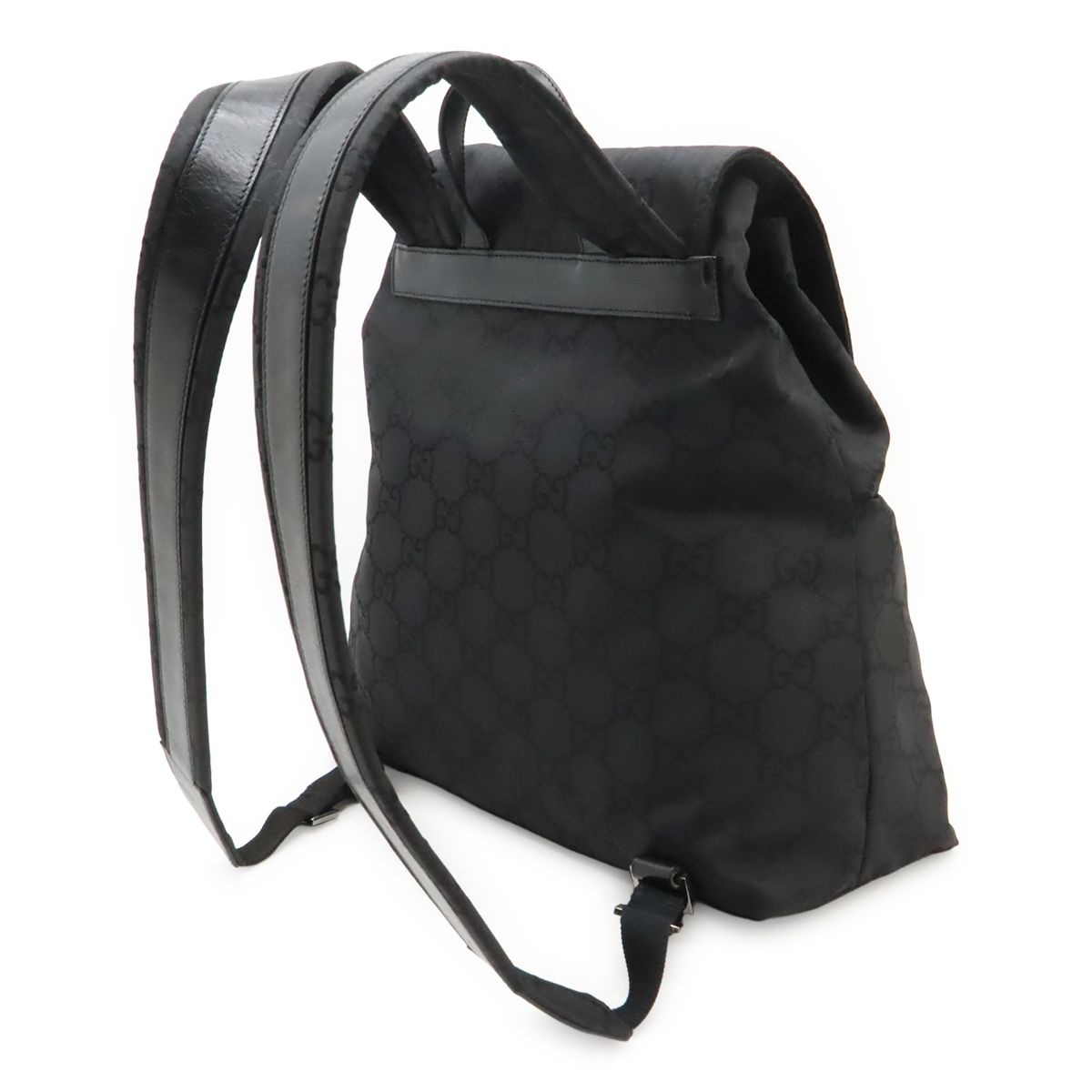 GUCCI グッチ GGナイロン リュックサック バックパック レザー 