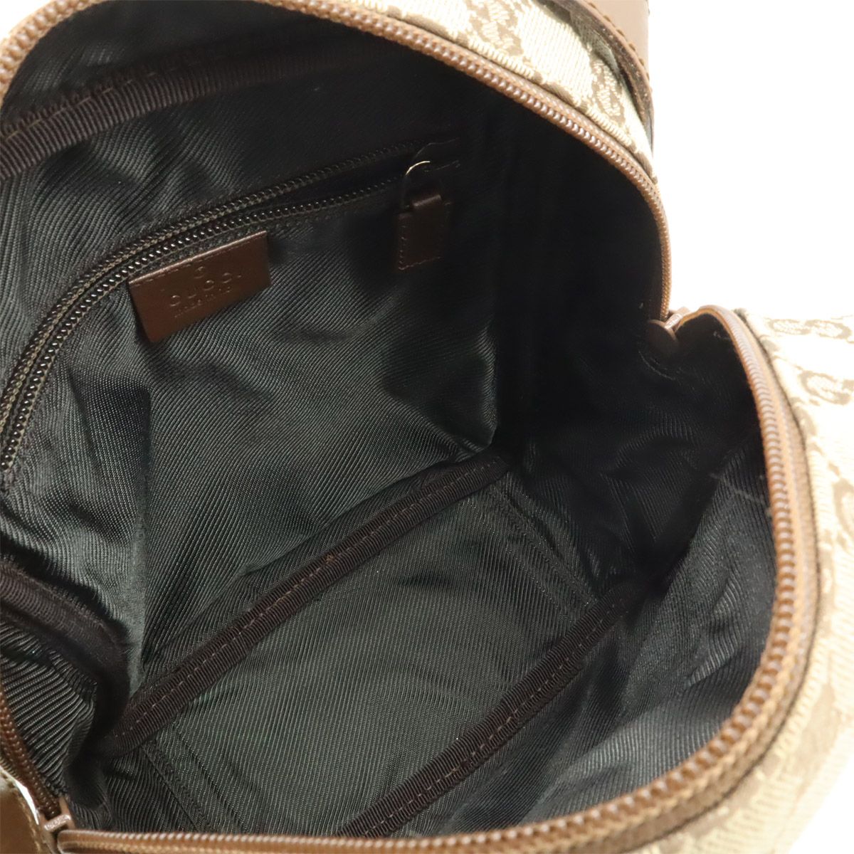 GUCCI グッチ ブラウン シルバー金具 GGキャンバス /レザー 101680 ショルダーバッグ ポシェット レディース 500289 【中古】 GGキャンバス 未使用品 GUCCI グッチ ショルダーバッグ ユニセックス