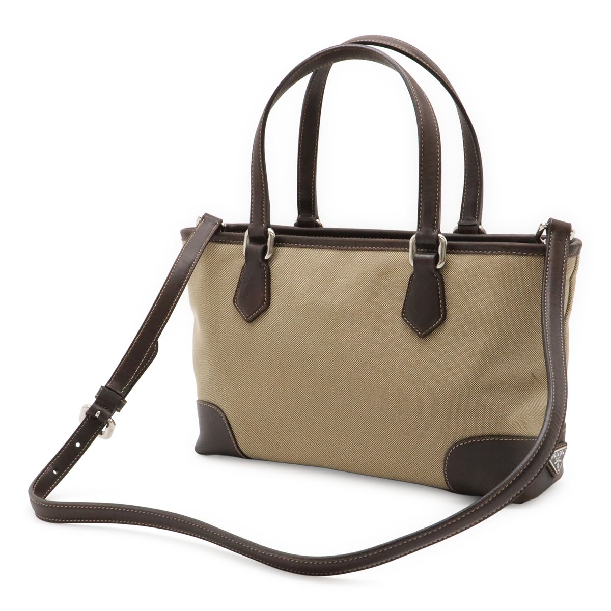 PRADA プラダ ロゴジャガード ハンドバッグ 2WAY ショルダーバッグ