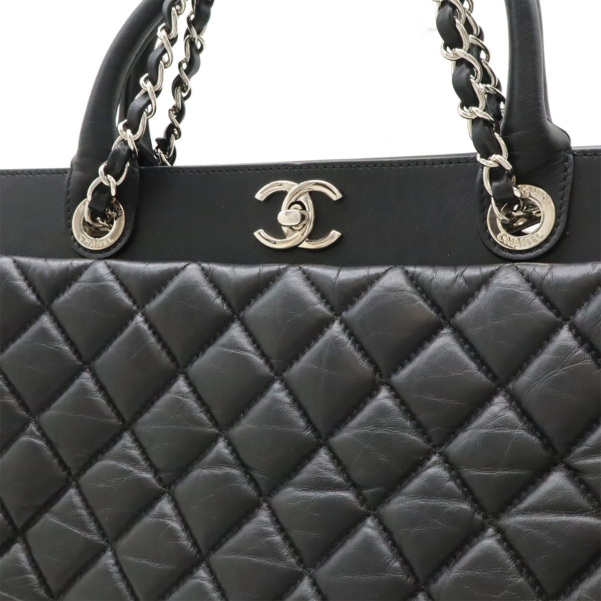 CHANEL シャネル マトラッセ ココマーク ポートベロー トートバッグ