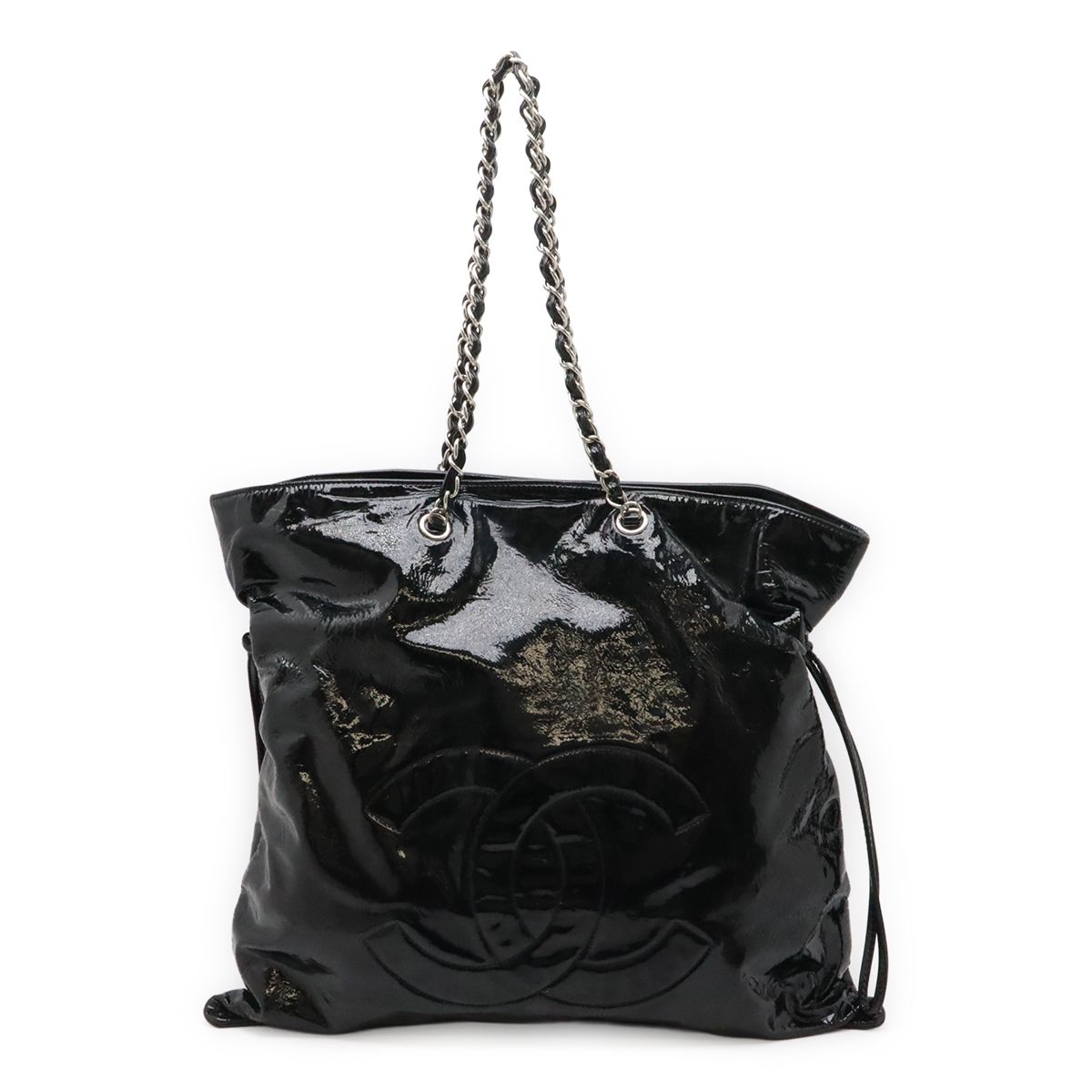 【正規品】CHANEL シャネル 巾着バッグ ココマーク レザー CHANEL（シャネル） ショルダーバッグ 巾着ショルダーバッグ