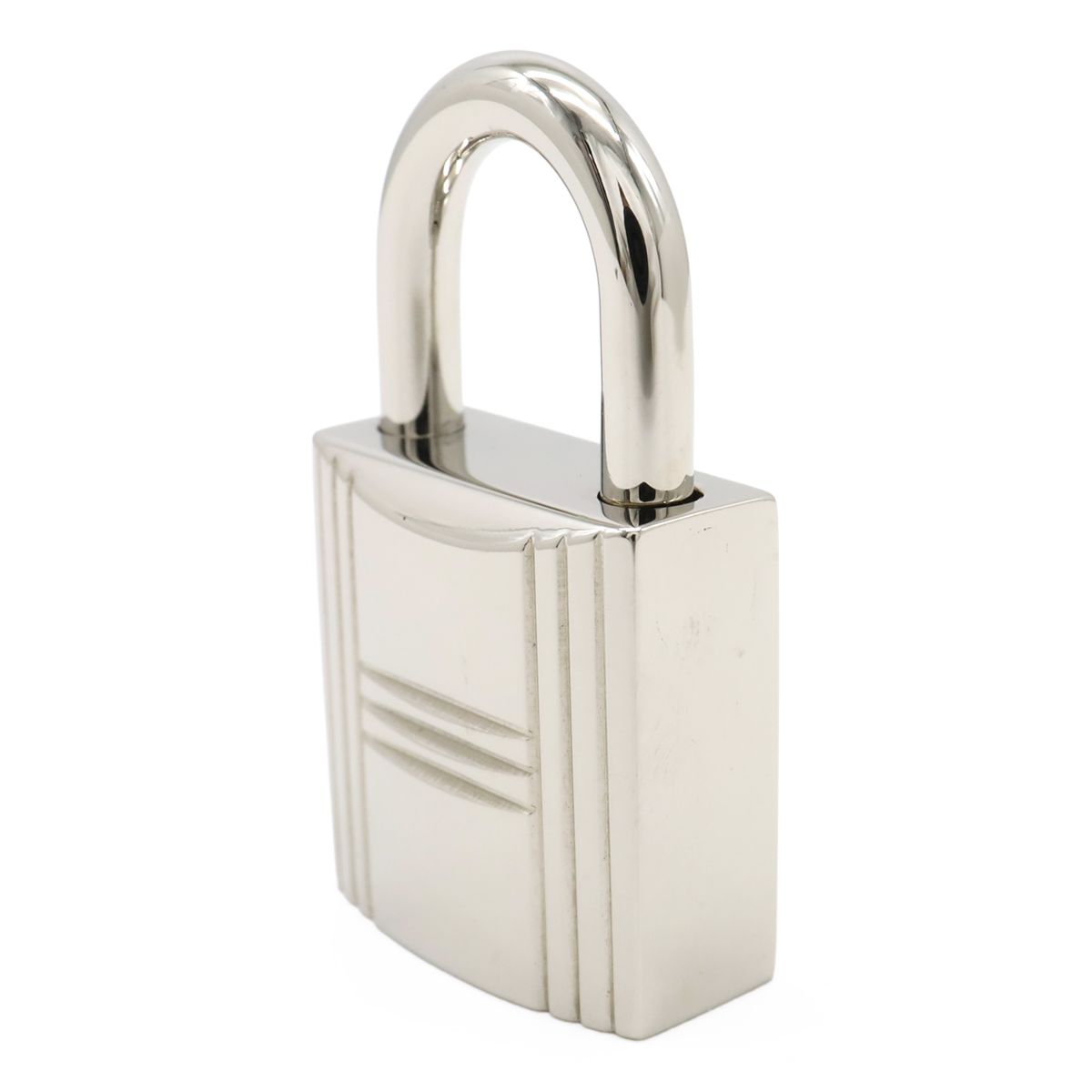 ◎ エルメス シルバー　カデナ　南京錠　パドロック　鍵　キー　NO100 HERMES エルメス カデナ パドロック 南京錠 No.120 鍵 カギ キー付き