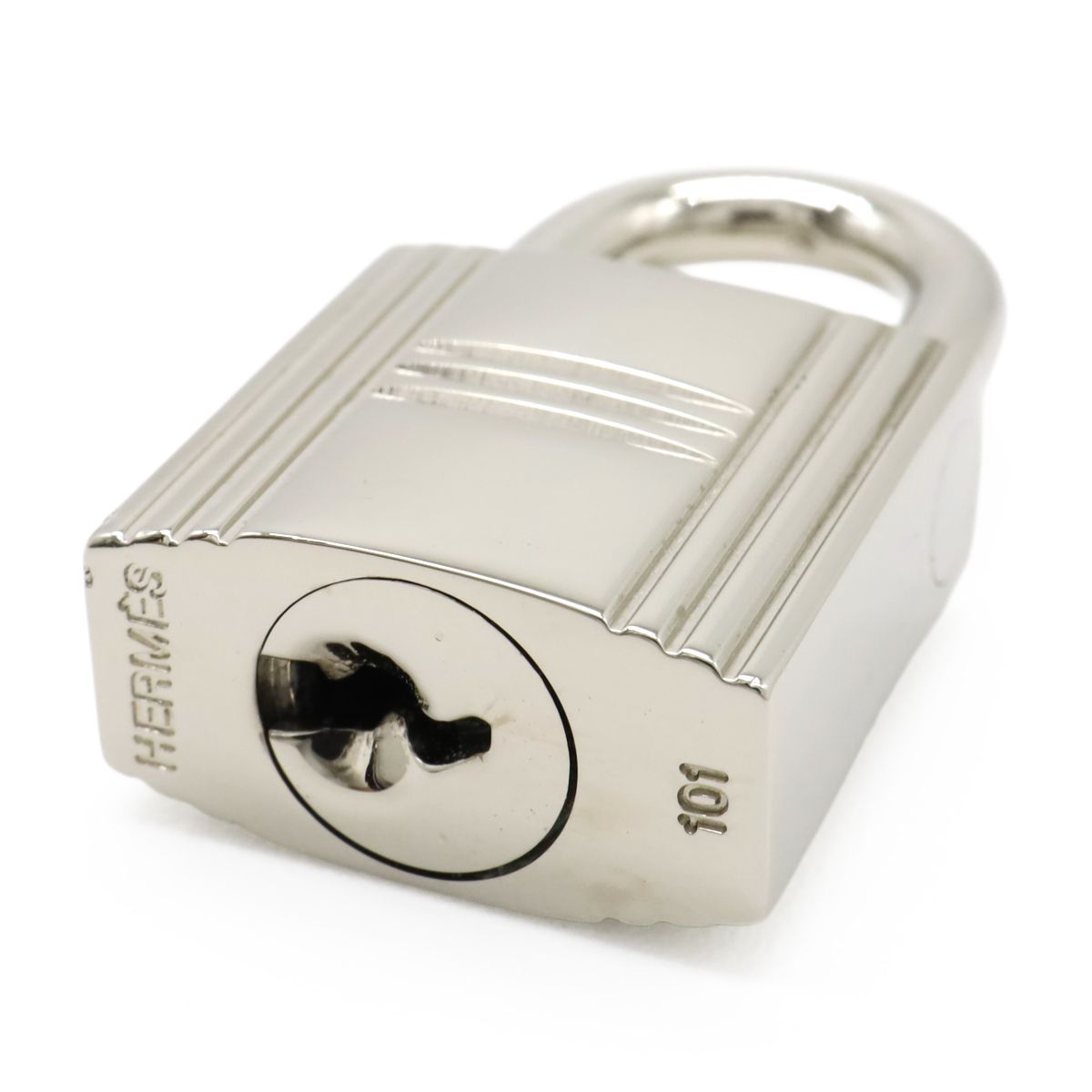 HERMES エルメス カデナ パドロック 南京錠 No.101 鍵 カギ キー付き