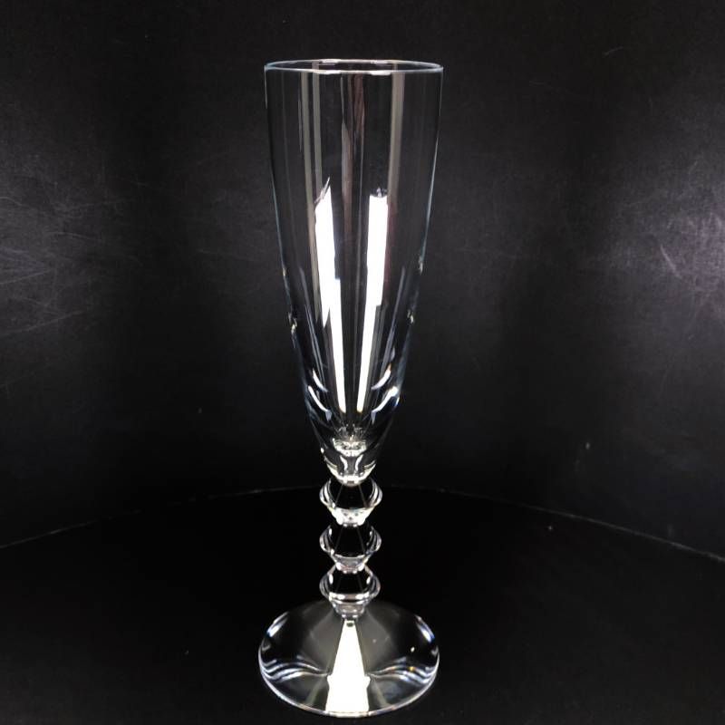 美品】Baccarat バカラ／ベガ シャンパンフルート／クリスタルグラス