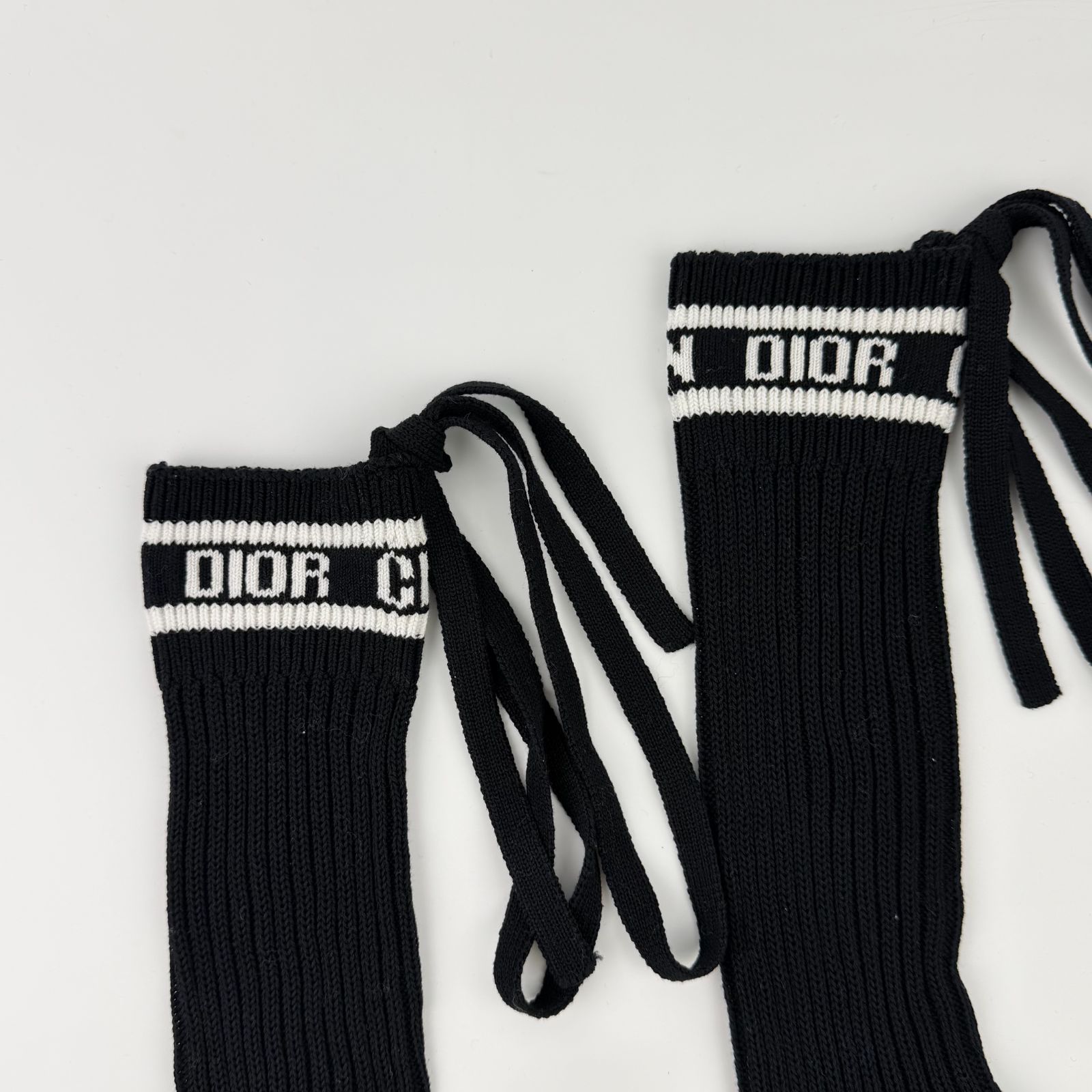 【中古】Christian Dior クリスチャンディオール 靴下 ソックス ブラック ヴィンテージ レディース【中古美品】HIBUOCHI VINTAGE hboc260416a06