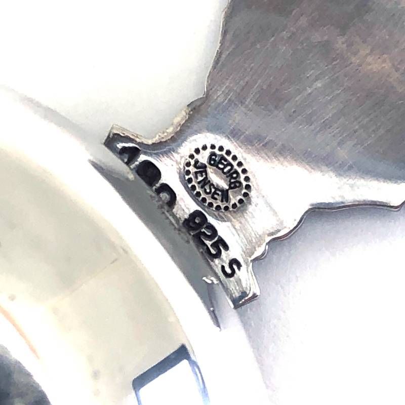 美品】Georg Jensen ジョージジェンセン／ソルトセラー トレイ／SV925