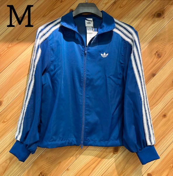M adidas シアージャケット シアーブルゾン　ブルー　DMARIN竹下玲奈 M adidas シアージャケット シアーブルゾン ブルー DMARIN竹下玲奈
