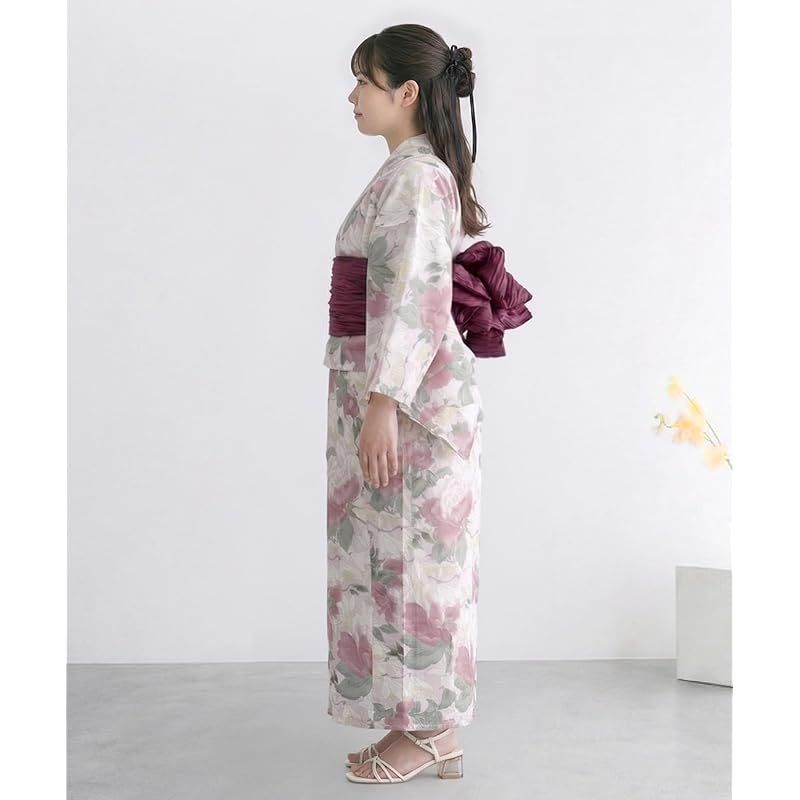 新品】 [KYOETSU] [キョウエツ] 浴衣セット 変わり織 生成り