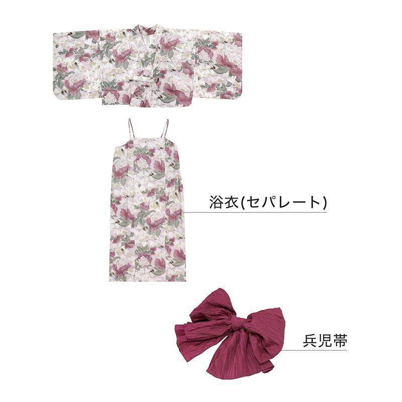 新品】 [KYOETSU] [キョウエツ] 浴衣セット 変わり織 生成り