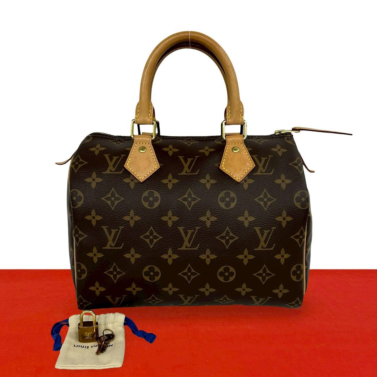 ほぼ未使用 LOUIS VUITTON ルイヴィトン スピーディ 25 モノグラム