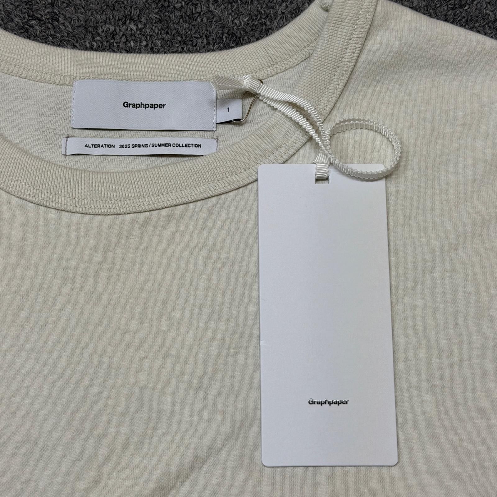 参考上代16500円 未使用 Graphpaper 25SS Recycled Cotton Jersey S/S 