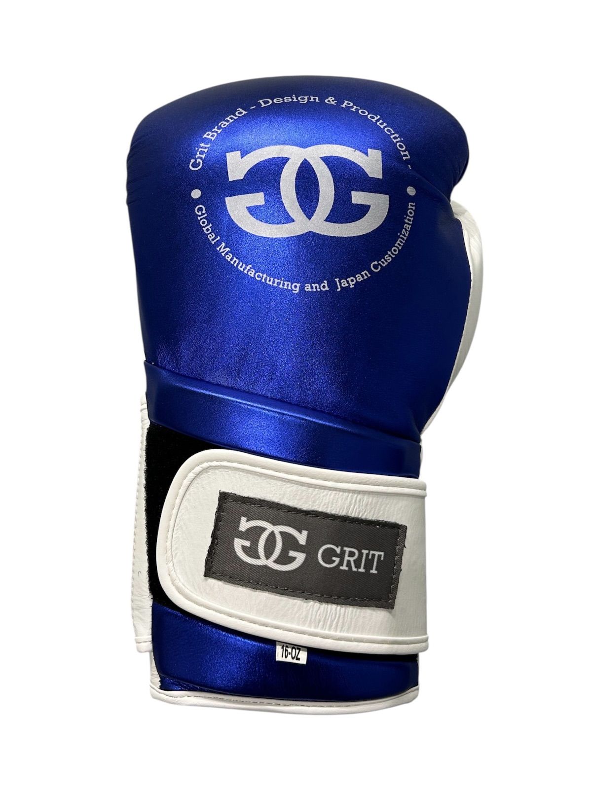 GRIT BOXING GLOVE METALLIC LEATHER BULE - メルカリ