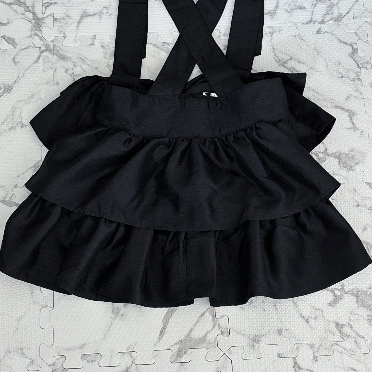 HEIHEI ヘイヘイ リボンハーネス ribbon vest フリル サスペンダー
