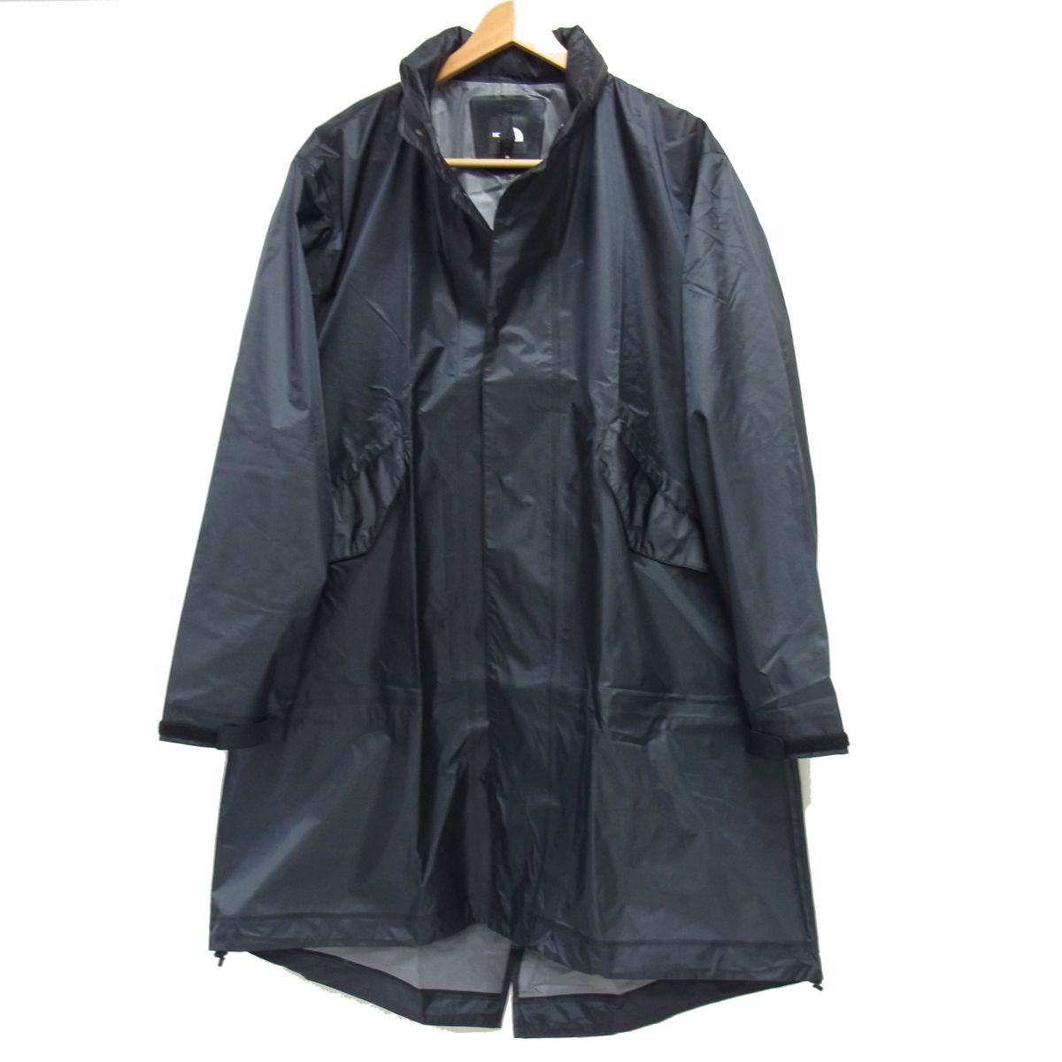美品 定価30,800円☆THE NORTH FACE ノースフェイス ライトニングコート レインコート ハイベント 防水 透湿 軽量 メンズ 襟元フード収納 美品 定価30,800円☆THE NORTH FACE ノースフェイス ライトニング
