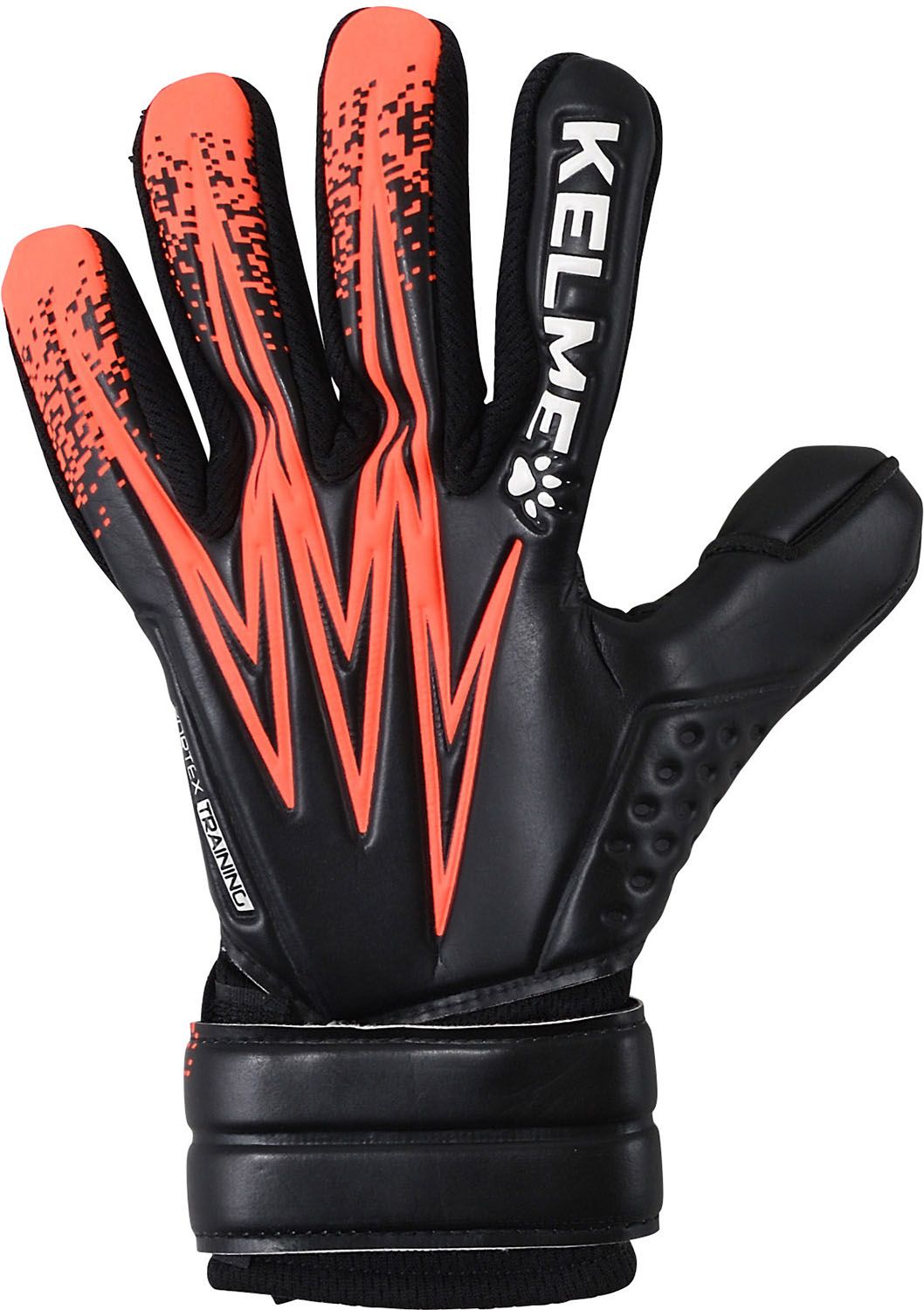 ケレメ KELME フットサル VORTEX TRAINING GLOVES 9896409 009 ブラック×ネオンオレン