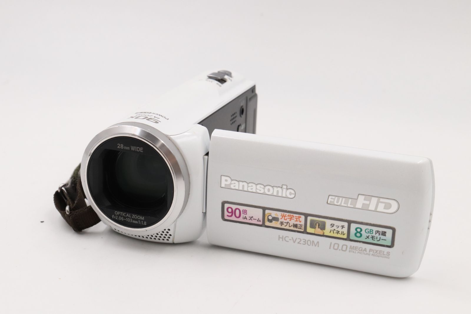 美品☆Panasonic パナソニック HC-V230M ホワイト ##17738 - メルカリ