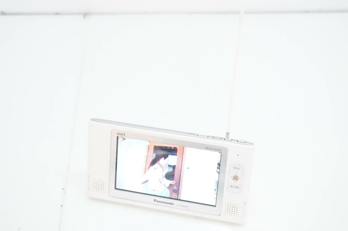 【中古】Panasonicパナソニック ポータブルワンセグテレビ 5V型 VIERAビエラ 防水 SV-ME650 ポータブルTV