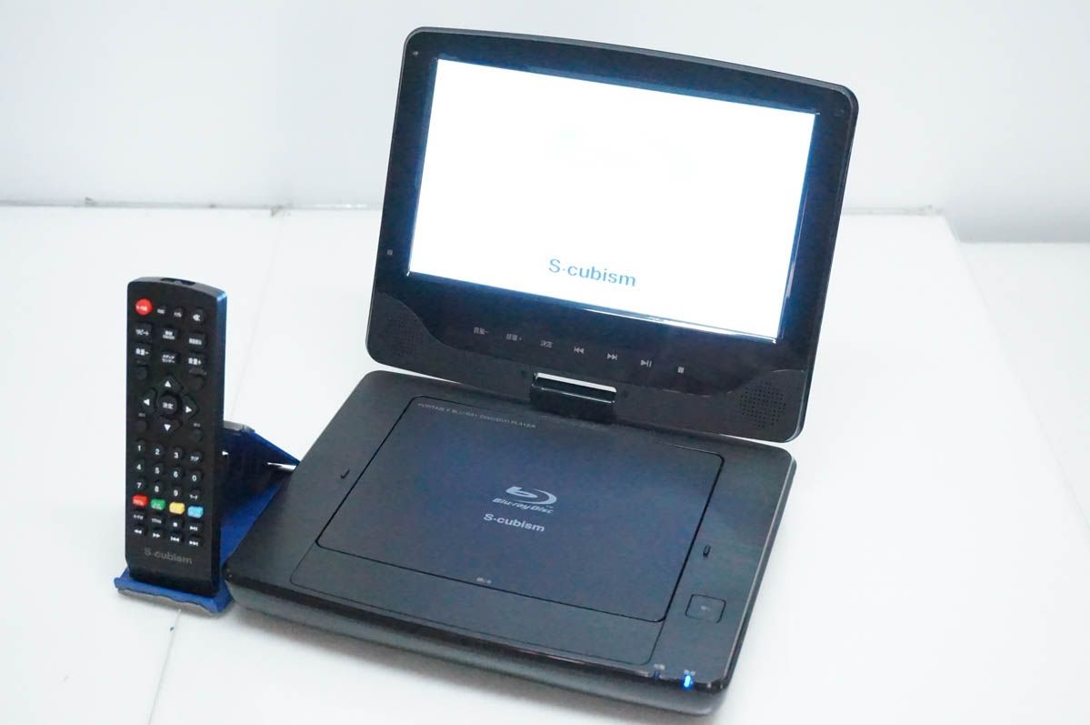 【中古】S-cubism 9V型ポータブルブルーレイプレーヤー APB-0902