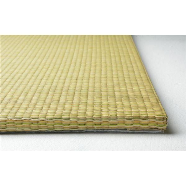 置き畳 ユニット畳 約幅65×奥行65×高さ1.5cm イエロ― い草100％ 軽量 滑りにくい加工 空気清浄 キズ防止 四季 しき