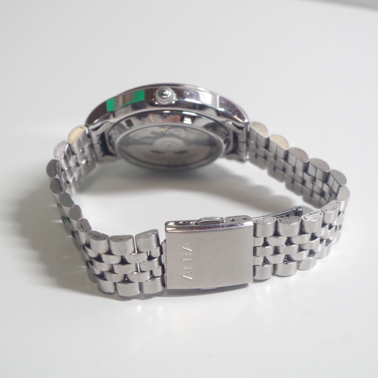 A6239 希少モデル/自動巻 SEIKO ALBA 裏スケ 21石 7S26 - メルカリ