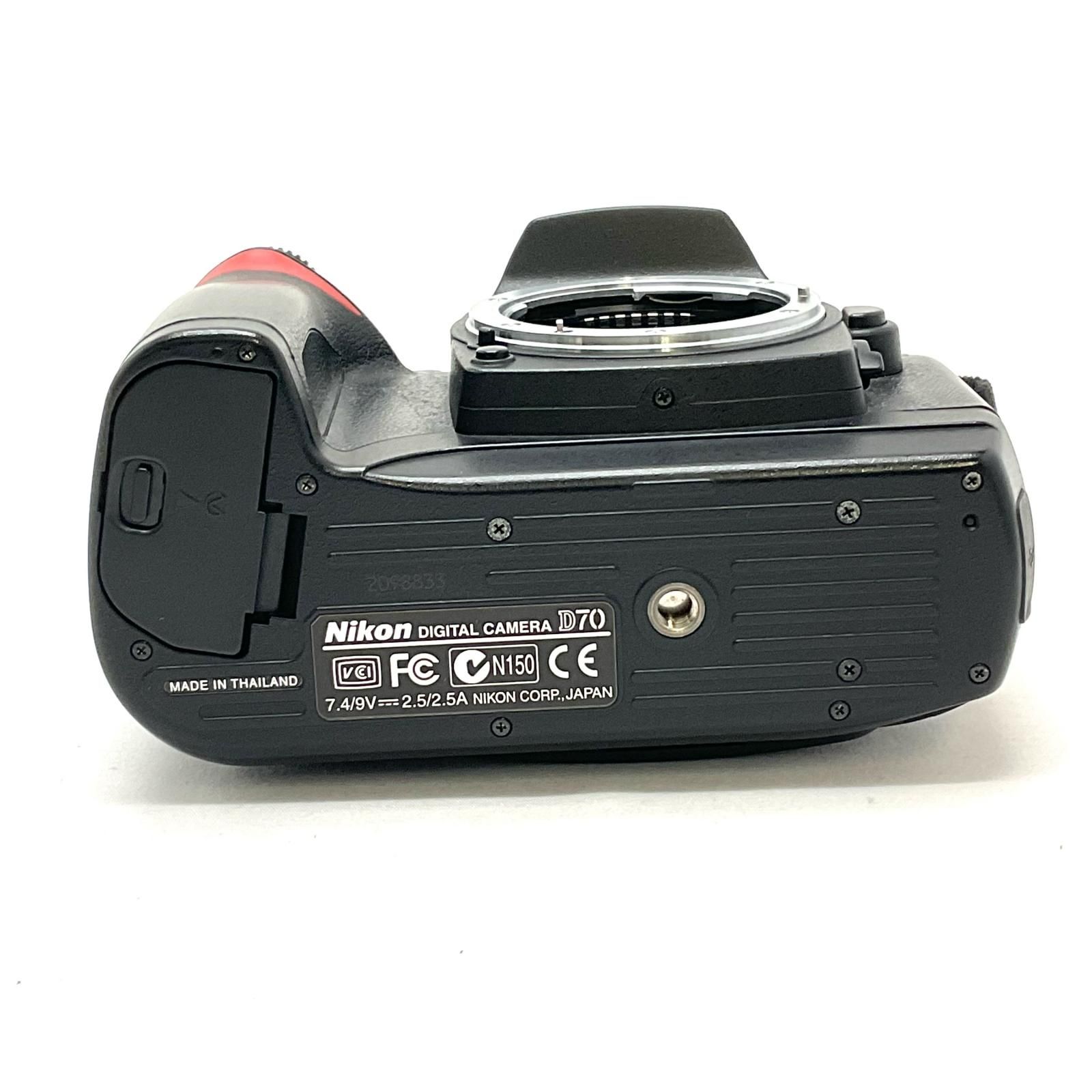 全額返金保証】【最速発送】Nikon デジタル一眼 D70 ボディ ブラック