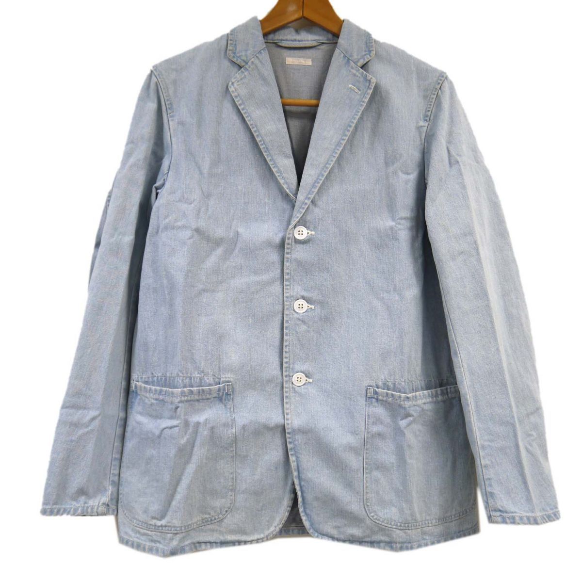 定価41,040円◆COMOLI コモリ デニム テーラードジャケット 15AW 15F-01003 日本製 メンズ 定価41,040円◇COMOLI コモリ デニム テーラードジャケット 15AW 15F