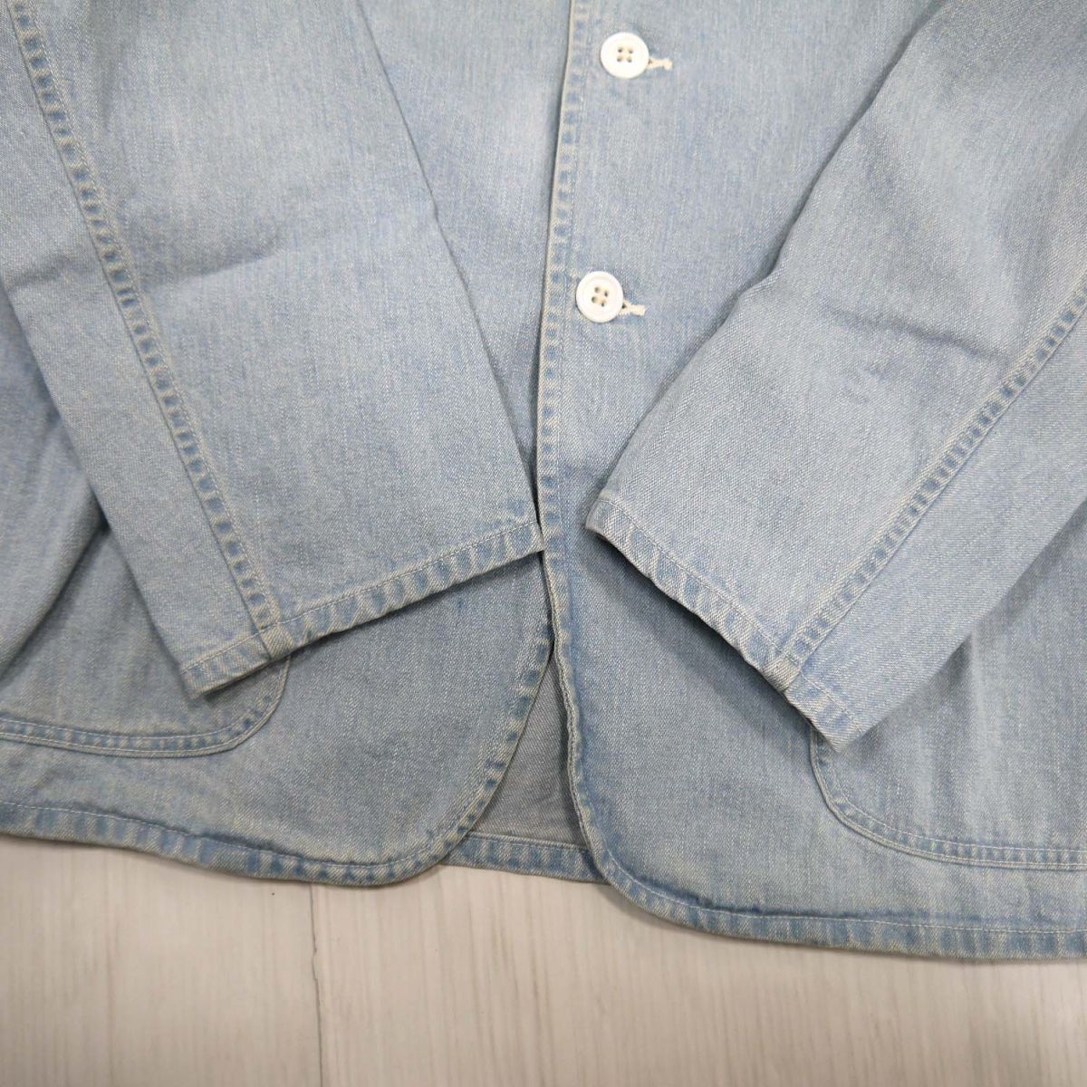 定価41,040円◆COMOLI コモリ デニム テーラードジャケット 15AW 15F-01003 日本製 メンズ 定価41,040円◇COMOLI コモリ デニム テーラードジャケット 15AW 15F