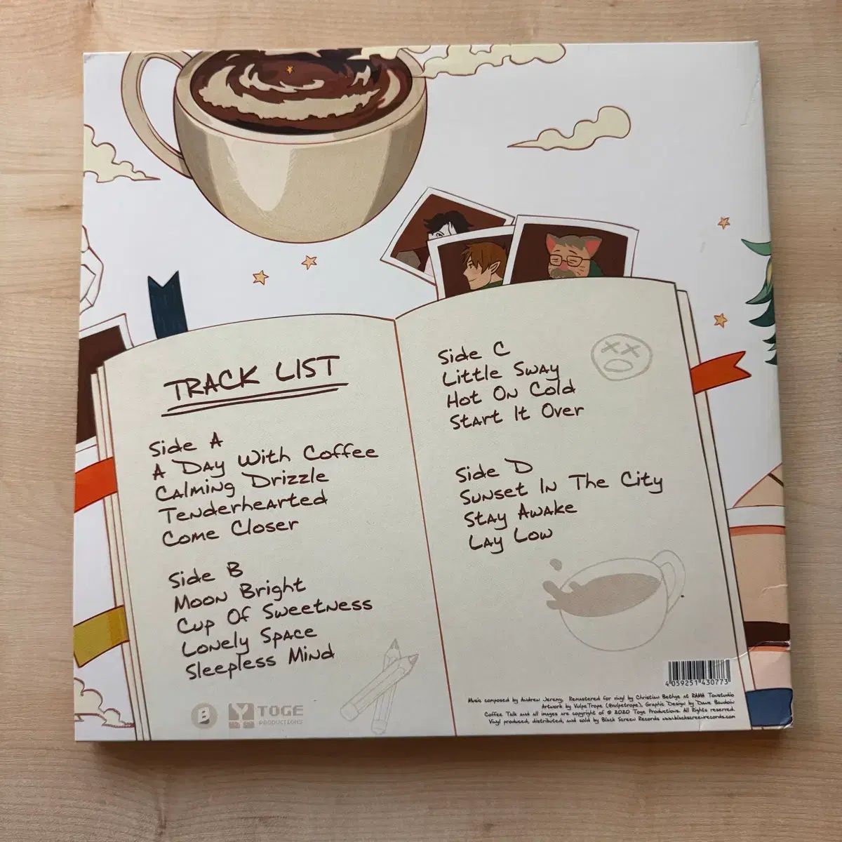 Coffee Talk コーヒー톡 OST 公式 オフィシャル サウンドトラック LP