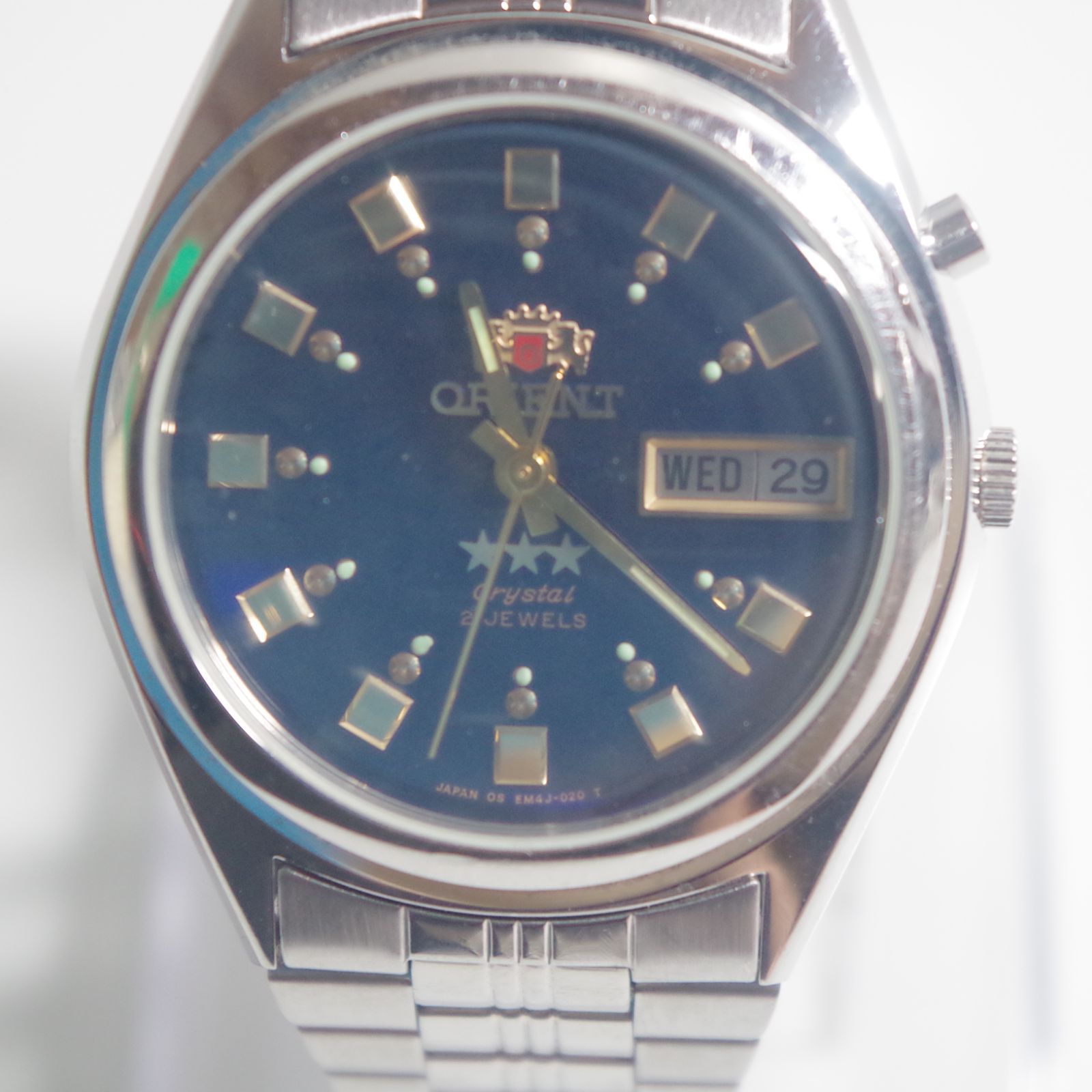 A6245 ORIENT オリエント自動巻き腕時計 メンズ デイデイト表示 