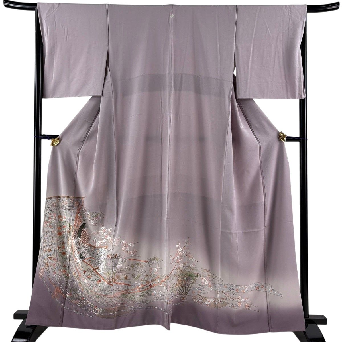 色留袖 身丈161cm 裄丈64cm 正絹 秀品 【中古】 色留袖 身丈161cm 裄丈64.5cm 正絹 逸品 【中古】の通販 by バイセル