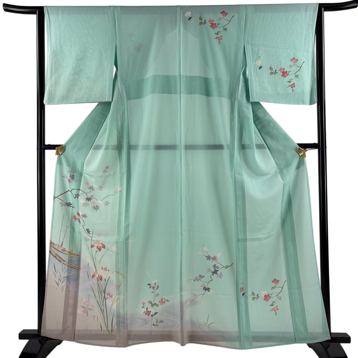 訪問着 身丈161.5cm 裄丈64cm 正絹 秀品 【中古】 訪問着 身丈161cm 裄丈64cm 正絹 秀品 【中古】 | フリマアプリ ラクマ
