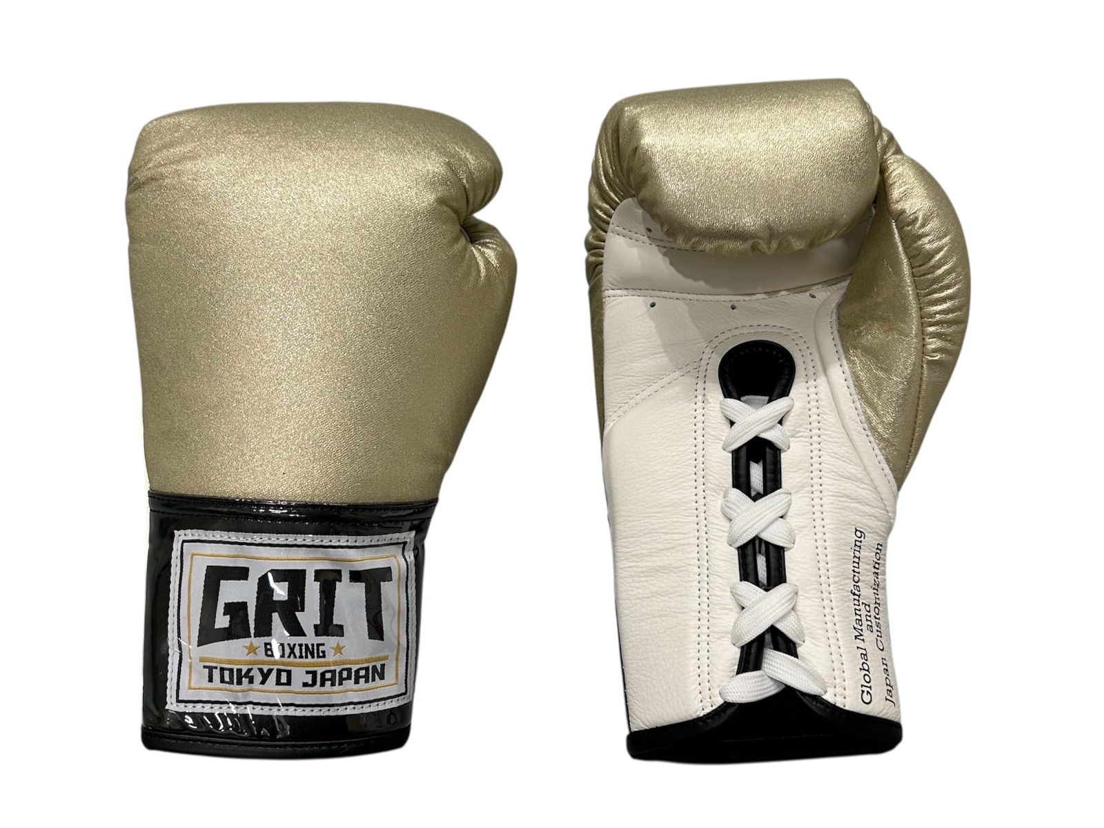 GRIT LACE UP GLOVE GOLD JAPAN 本革製　10oz