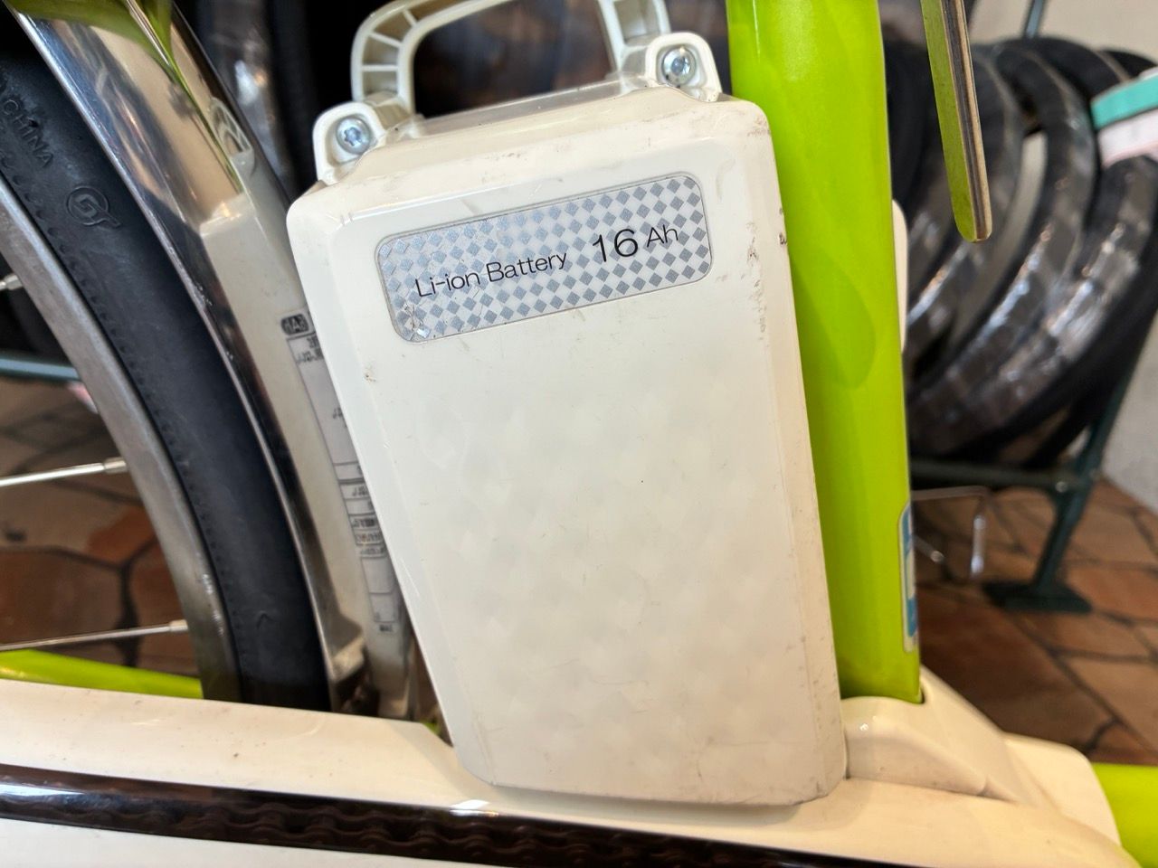 整備済/店頭受取で送料0円】Panasonic ビビ・DX【カギ・カゴ等新品 