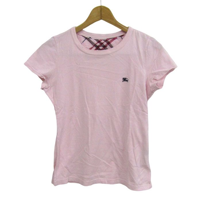 バーバリーブルーレーベル 半袖Tシャツ トップス ロゴ ノバチェック