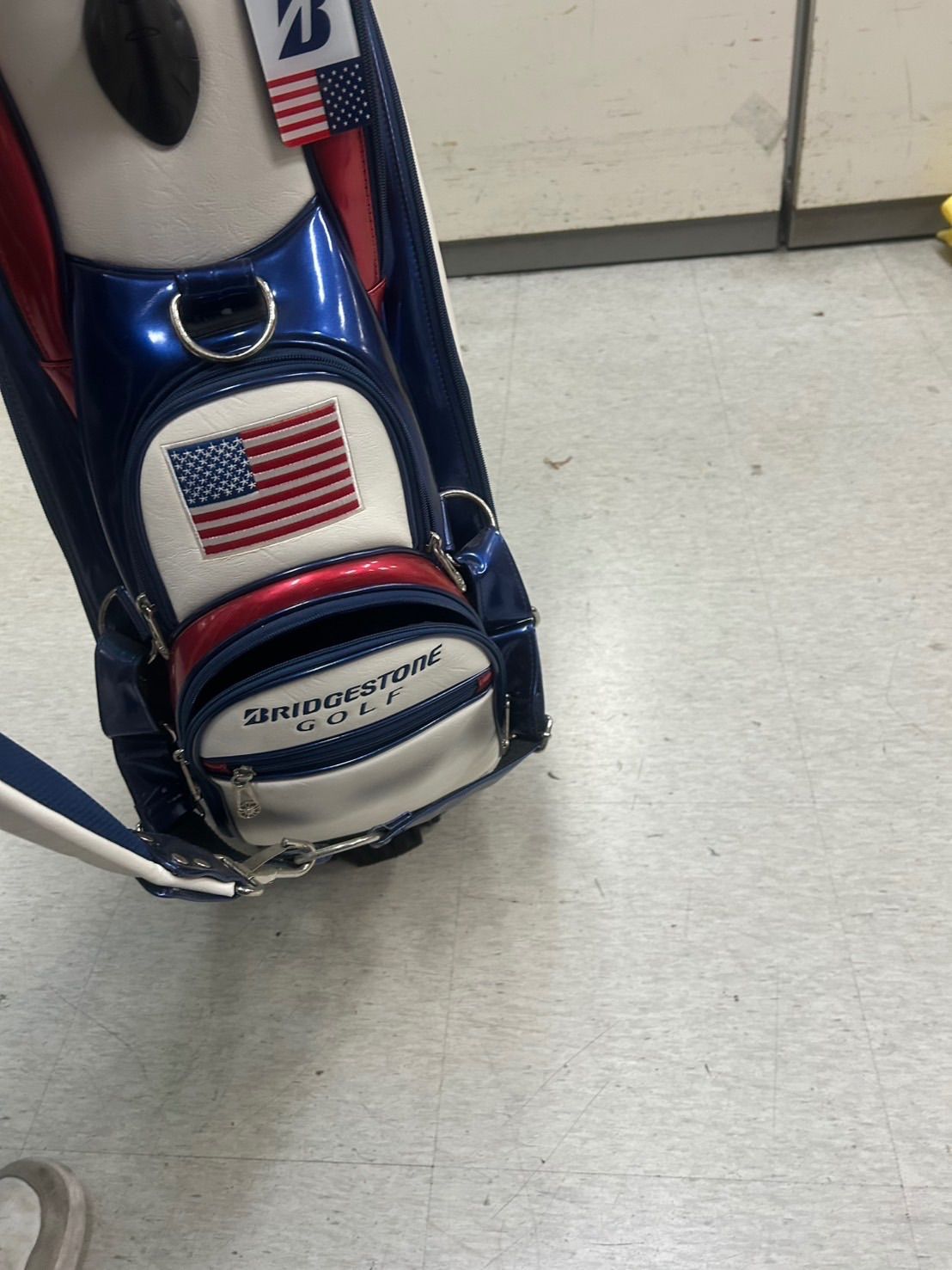 BRIDGESTONE GOLF キャディバッグ アメリカ国旗デザイン Bridgestone USA Tour Staff Stand Bag 2025 - Carl's Golfland