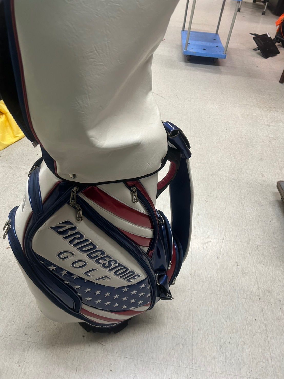 BRIDGESTONE GOLF キャディバッグ アメリカ国旗デザイン - メルカリ