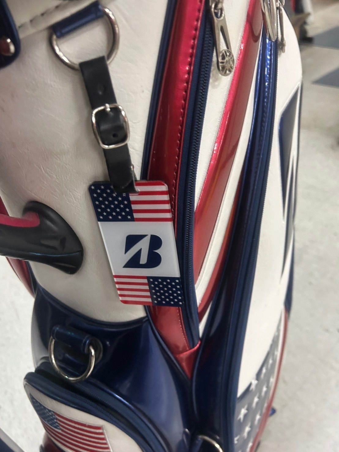 BRIDGESTONE GOLF キャディバッグ アメリカ国旗デザイン - メルカリ