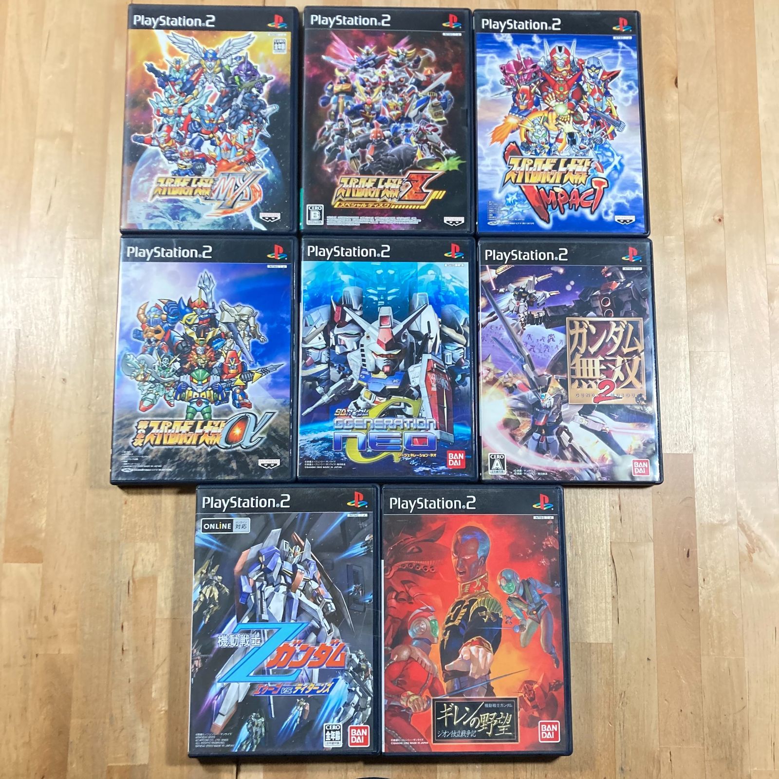 PS2ソフト スパロボ・ガンダム系8タイトル まとめ売り - メルカリ