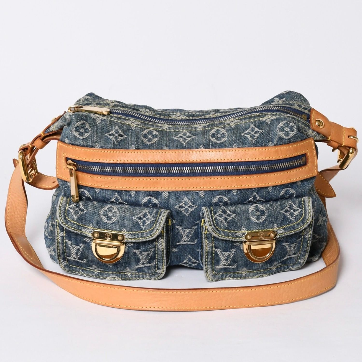 LOUIS VUITTON ルイヴィトン モノグラムデニム バギーPM ショルダー 