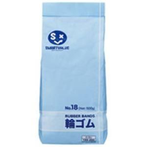 （まとめ）ジョインテックス 輪ゴムNo.18 500g B108J〔×10セット〕