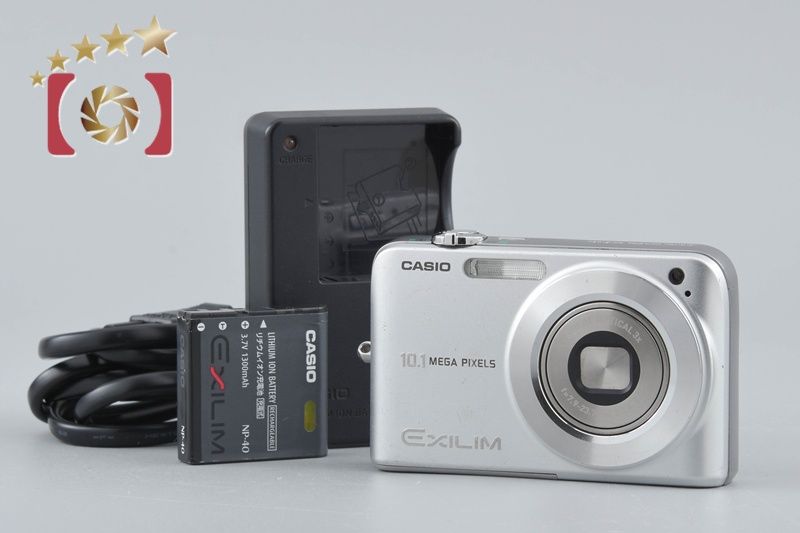 【動作品】CASIO EXILIM EX-Z1050 シルバー コンデジ カシオ 中古】Casio カシオ EXILIM ZOOM EX-Z1050 シルバー コンパクト