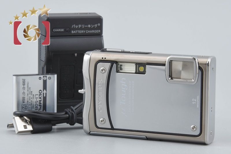 中古】OLYMPUS オリンパス μ TOUGH-8000 シルバー コンパクトデジタル